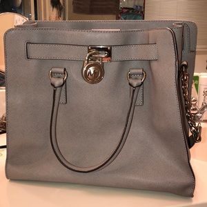 Michael Kors Hamilton Leather bag *Grey*